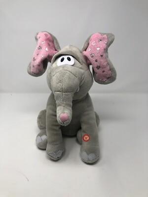 Books Are Fun Elephant Animated Ears With Sound Plush Working