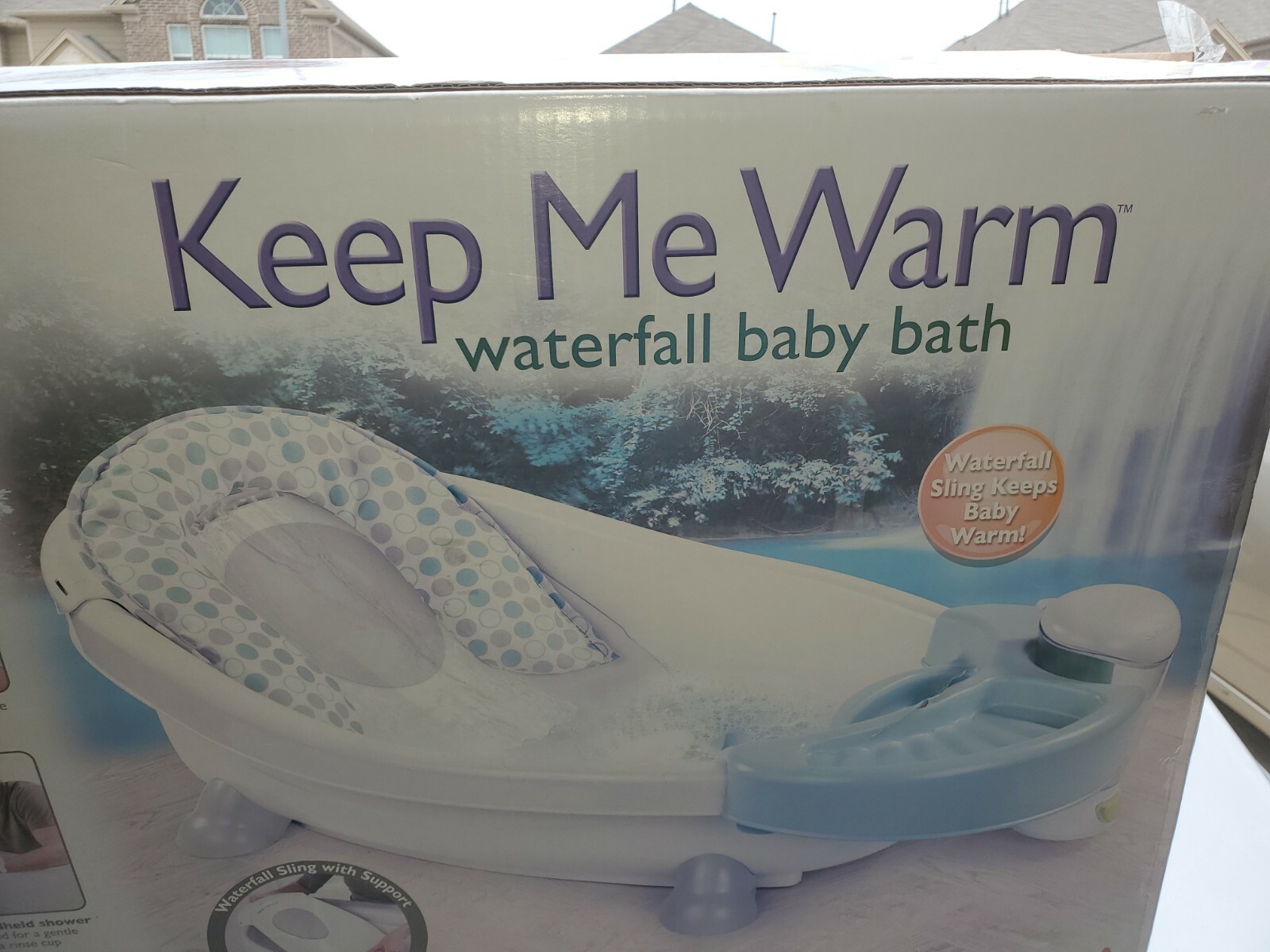 warming waterfall bath