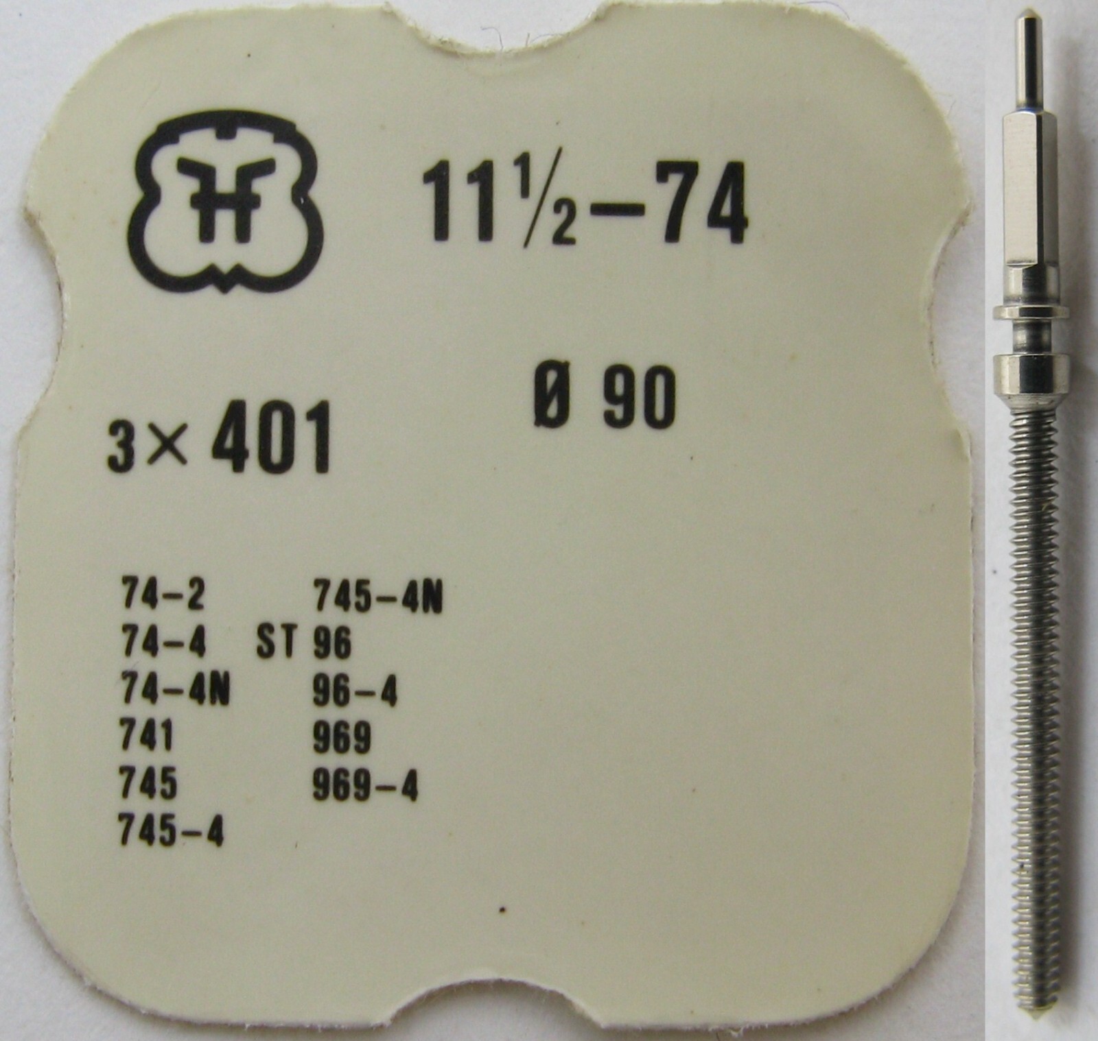 FHF 27 - 401 Tige De Remontoir à L'unité - Winding Stem Per Unit