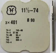 vintage FHF 74 741 745 ST: 96 96-4 969 watch movement part 401 tap 10