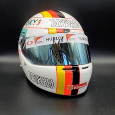 Casque Sebastian Vettel Formule 1 Avec Autographe — Réplique 1:1 + Certificat D'authenticité, Neuf