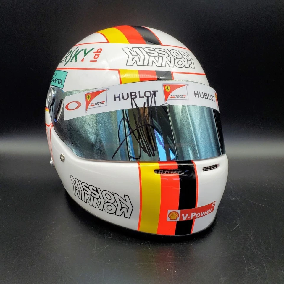 Sebastian Vettel Signed Helmet Visor 2019 Display Tribute 1:1 AS-00701 - Image 3 of 4