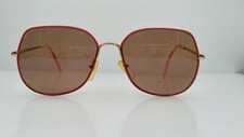 Vintage L'AMY Martine L515 Pink Gold Oval Sunglasses FRAMES ONLY