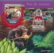 Sao Tome e Principe bloc-feuillet 1139 neuf avec gomme originale 2015 Année de s