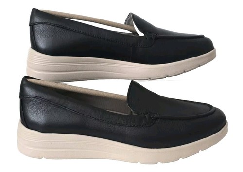 ROCKPORT MUJER Zapatos Mocasines Sin Cordones TM LILLIE MOCASÍN CJ0451 NEGRO UK 6 NUEVO - Imagen 2 de 15