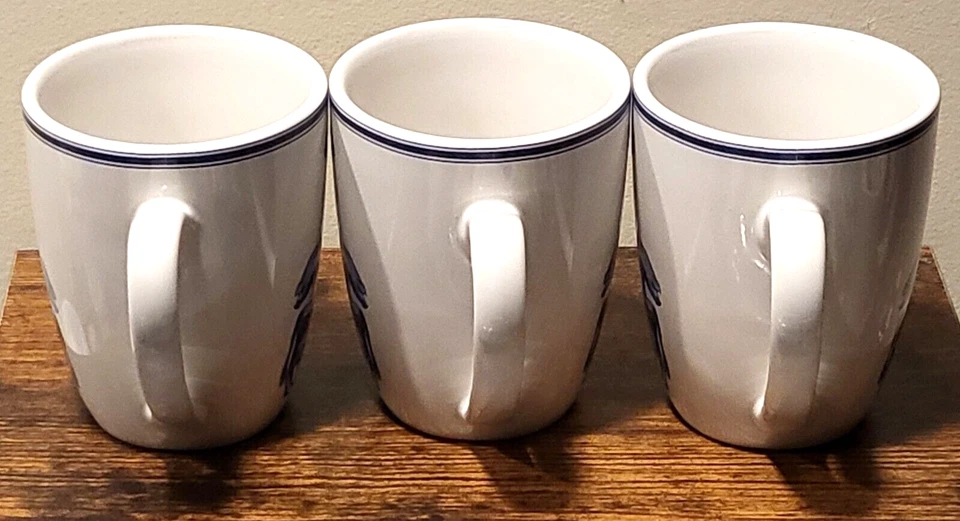 Juego de 3 tazas de café Paula Deen China Country Barnyard Foto 3 de 4