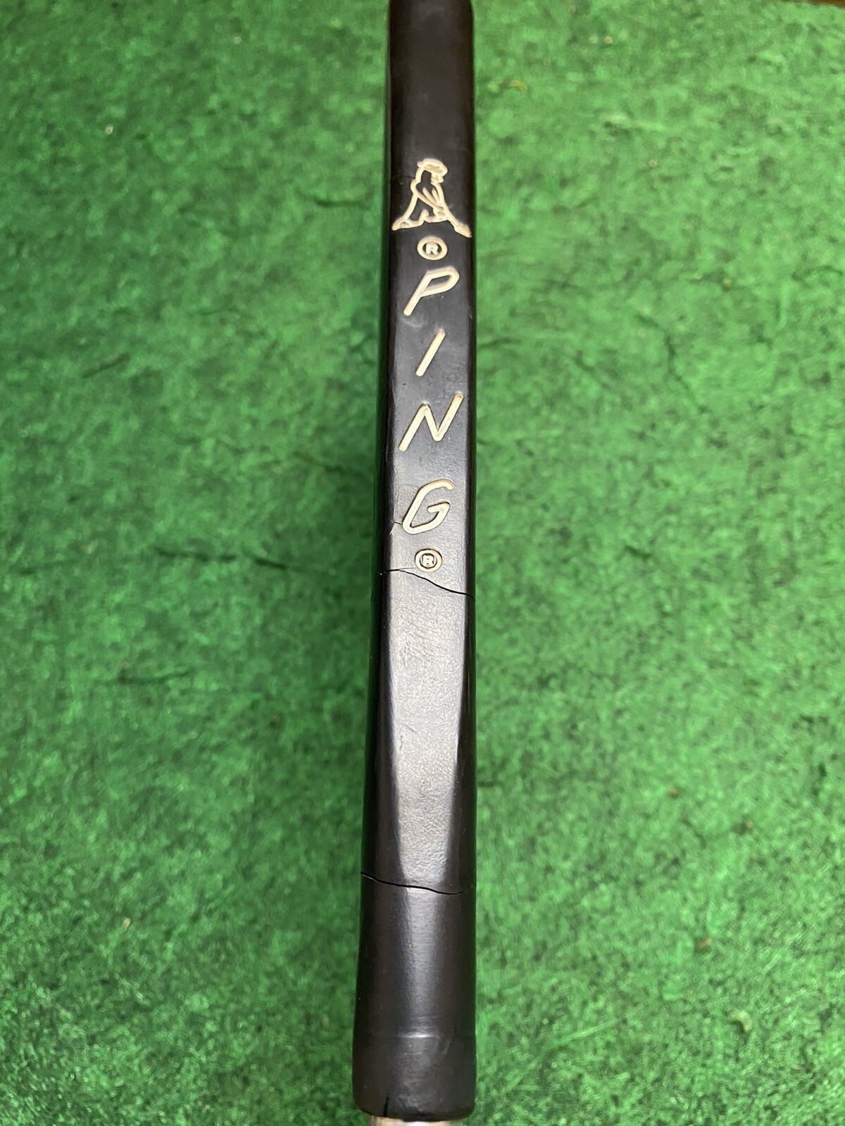 Vintage Brass PING PAL Karsten 85020 Putter Made In USA w/ Original