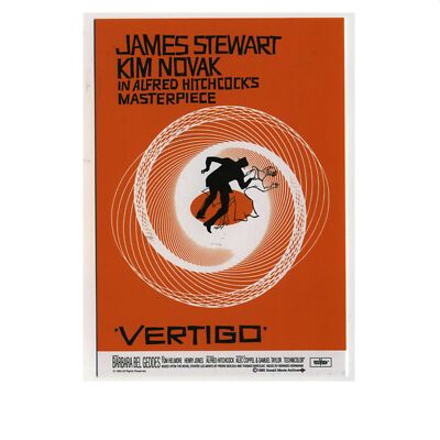 Postkarte Alfred Hitchcock Vertigo