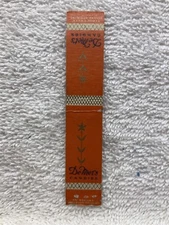 1930s 1940s 1950s DeMet's De Mets Candies Matchbook Chicago Oak Park Peoria IL