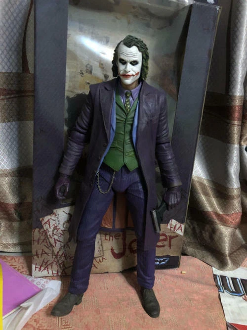 NECA DC Comics Batman Dark Knight Heath Ledger Joker 7" Action Figure Toy Boxed - Image 3 of 4