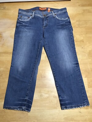 Colins Denim Women s 460 Stretch Capri Nikki Jeans 29 Size 32 x 22