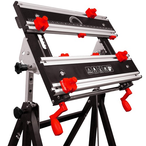 Heavy Duty Portable Workmate Folding Tilting Work Bench Stand Height