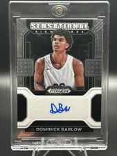 2022-23 Prizm Draft Picks Sensational Signatures Auto #SS-DOM Dominick Barlow