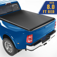 8ft Long Bed Soft Roll Up Tonneau Cover For 1994-2018 Ram 1500 2500 3500