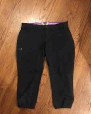 black under armour softball pants
