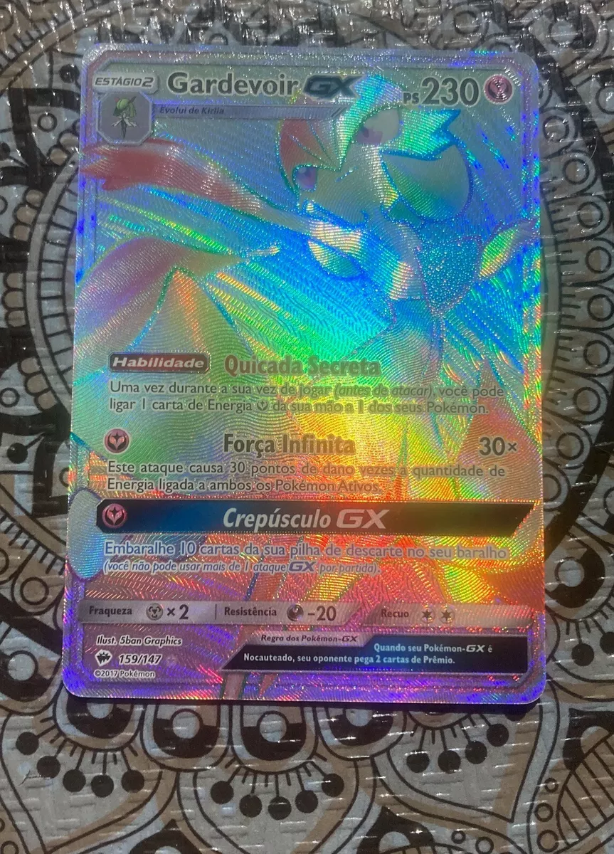 Pokemon Gardevoir-GX - 159/147 - Secret Rare - Sun & Moon: Burning Shadows