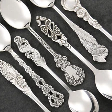 MADE IN SWEDEN Silverplate Souvenir Spoons Forks Pcs Silverware CHOICE Flatware