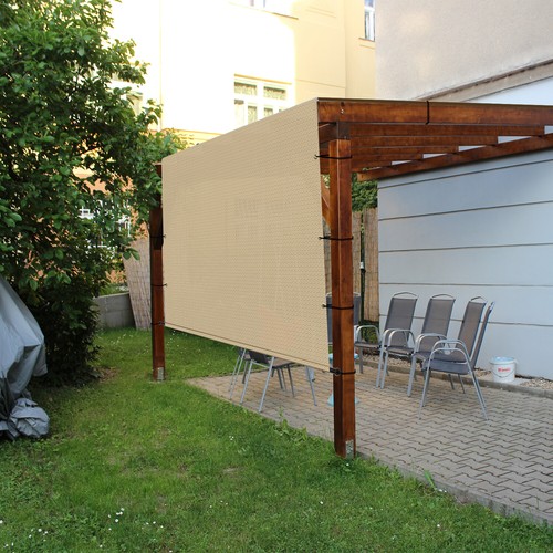 16' Replacement Pergola Shade UV Block Cover Panel w/ Rod Pocket for Yard Garden - Imagen 44 de 55