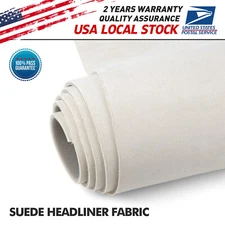 1x Automotive Suede Headliner Fabric with Foam Backing Car DIY Replacement 60"W