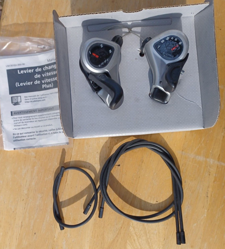 Shimano Tourney SL TX50 R6 Shifter Set 3x6 speed for Flat Bar - Thumb Shifters - Picture 3 of 5