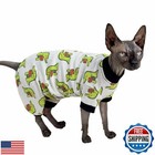 Sphynx Cat Four Leg Cotton Pajamas Elastic Pet Clothes for Hairless Cats Surg