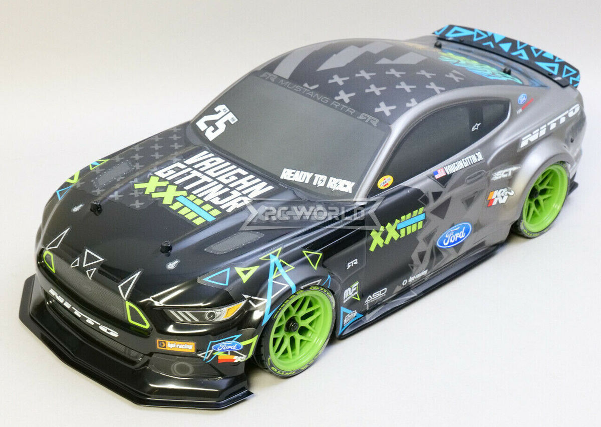 HPI 1/10 RC Car FORD MUSTANG Drift AWD -RTR - #Vaughn Gitten HPI 1/10 RC Car FORD MUSTANG Drift AWD -RTR - #Vaughn Gitten