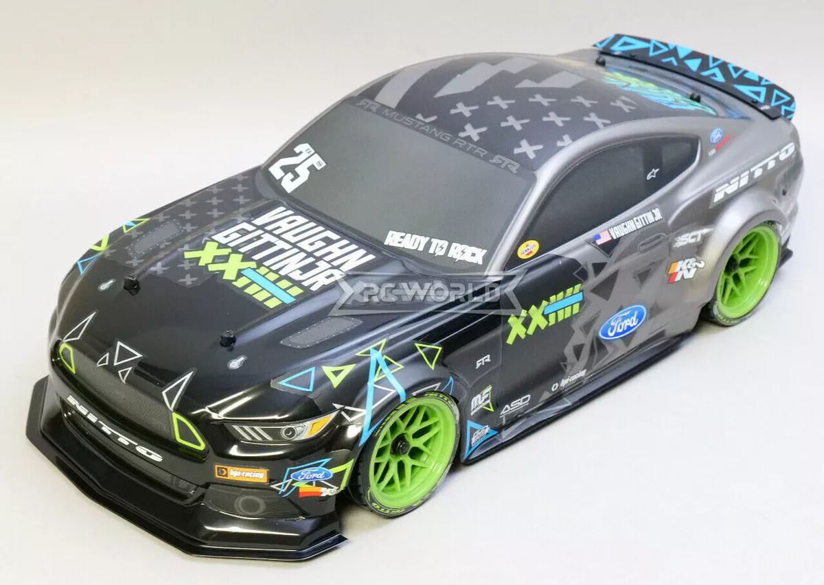 HPI 1/10 RC Car FORD MUSTANG Drift AWD -RTR - #Vaughn Gitten Jr