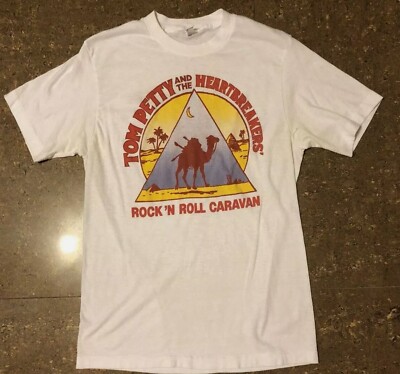 Vintage Tom Petty And The Heartbreakers Rock N Rol T-shirt White