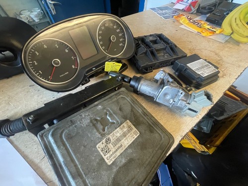 VOLKSWAGEN POLO TSI ECU KIT 1.2 KEYS,CLOCKS,ECUS,IGNITION BARREL mk5  PETROL