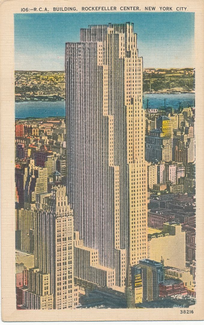 NEW YORK CITY - R.C.A. Building Rockefeller Center | eBay