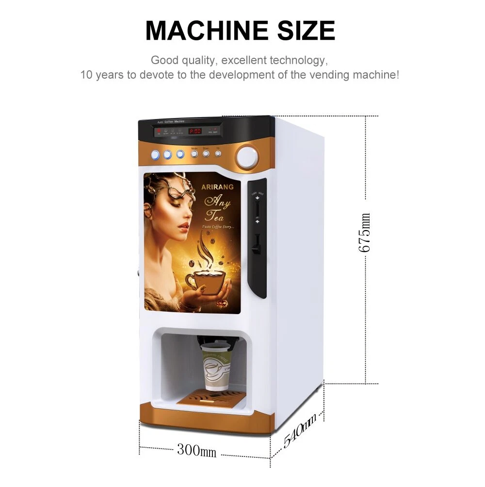 Hot Drink Vending Machine for Coffee & Tea