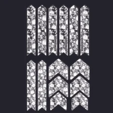 ENLEE Ultralight Bike Scooter Frame Decals Night Reflective Guard Stickers Parts