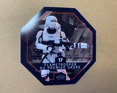 STAR WARS ROGUE ONE Token 17 FLAMETROOPER 1st ORDER Cosmic E.Leclerc DISNEY Image