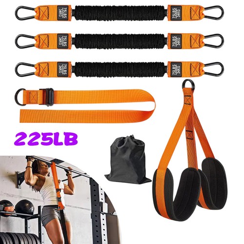 225LB Pull Up Assistance Bands Heavy Duty Resistance Assist Band for Gym Workout