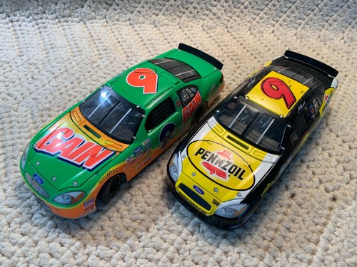 1/24 Caliper Jeff Burton Lot Of 2 Pennzoil/Gain Roush Racing Ford Taurus NASCAR
