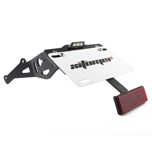 Soporte de matrícula de cola de aluminio ordenado apto para Indian FTR 1200 S 2019-2024 - Imagen 11 de 14