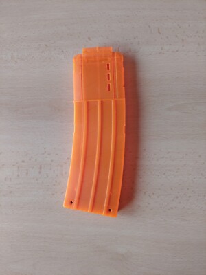 NERF kompatibles 15er Banana Magazin, orange transparent 
