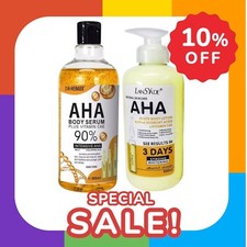 2-pc AHA Strong Brightening Serum  Lotion Vitamin C Skin Whitening USA Stock