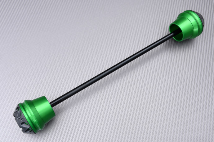 Slider de fourche vert Kawasaki Vulcan 650 pour vos sorties urbaines