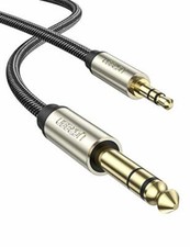 UGREEN Audio Conversion Cable 3.5mm Mini Plug to 6.35mm Standard Plug Male-Male