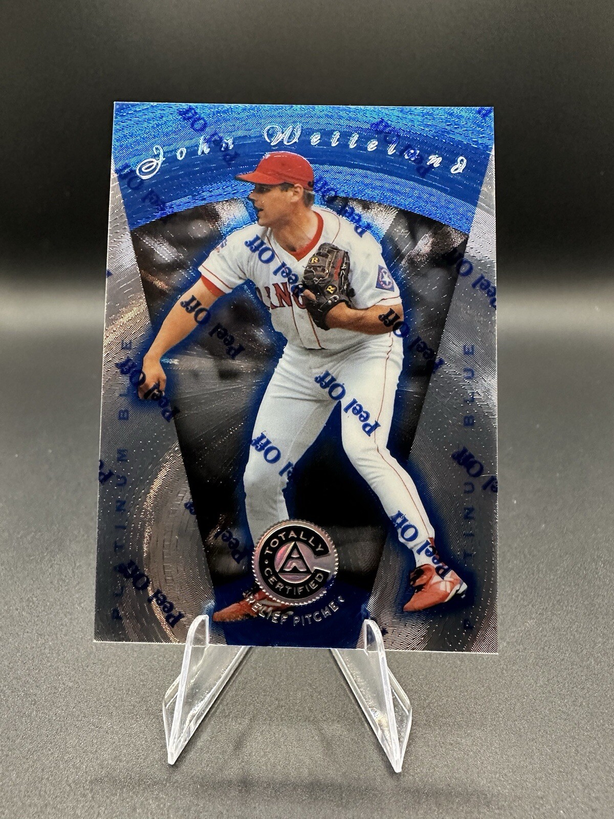 1997 Pinnacle Totally Certified - Platinum Blue #7 John Wetteland /1999