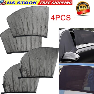 Window Sun Shade Windshield 4PCS Car Mesh Parts Re... - Grandado