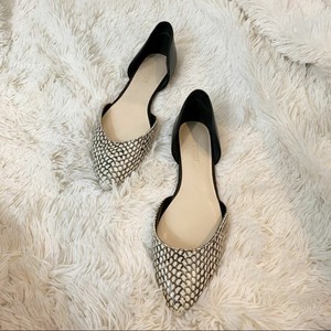 nine west snakeskin flats