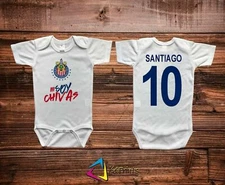 CHIVAS DE GUADALAJARA BABY ONE PIECE BODYSUIT. MESSAGE ME TO ADD NAME&NUMBER
