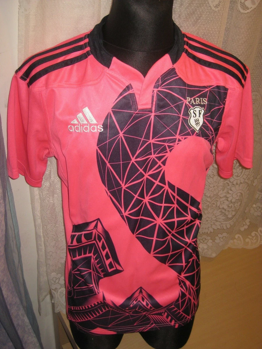 2016 18 Stade Fran ais Paris Rugby Adidas EXCELLENT M Shirt Jersey Trikot