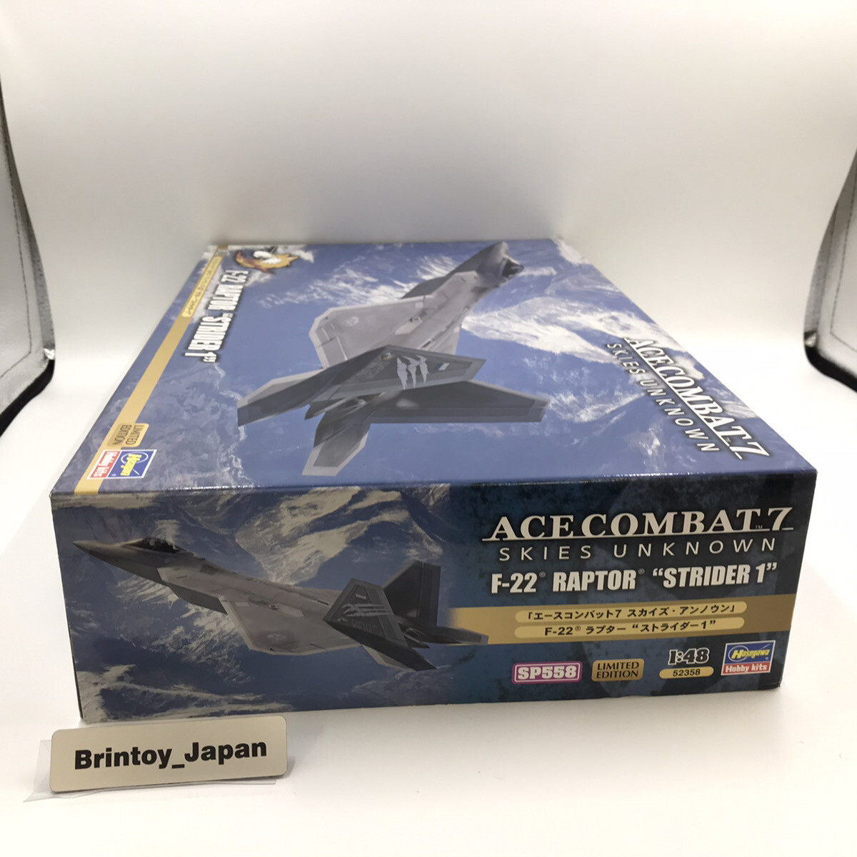 【ユウ】F-22 Raptor \"Strider 1\" 1/48 Hasegawa Ace Combat 7 Skies Unknown F-22 Raptor Strider 1 1