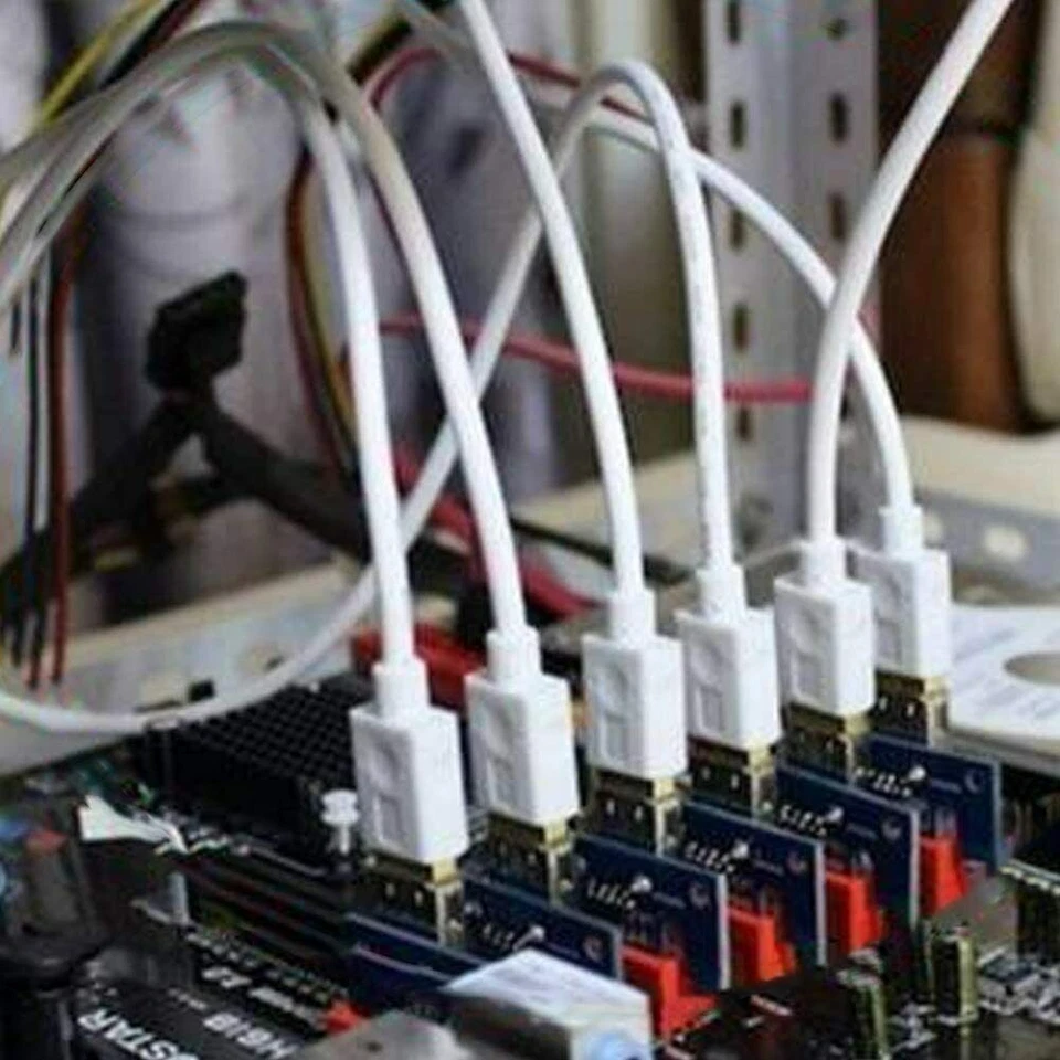 4 Pcs USB3.0 PCI-E 1x to 16x Powered GPU Riser Extender Adapter Card VER 009s - Image 3 of 4