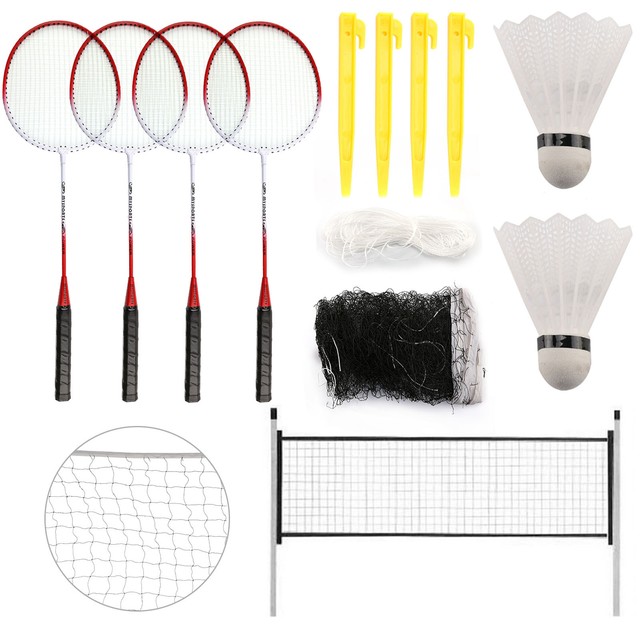 diy badminton posts