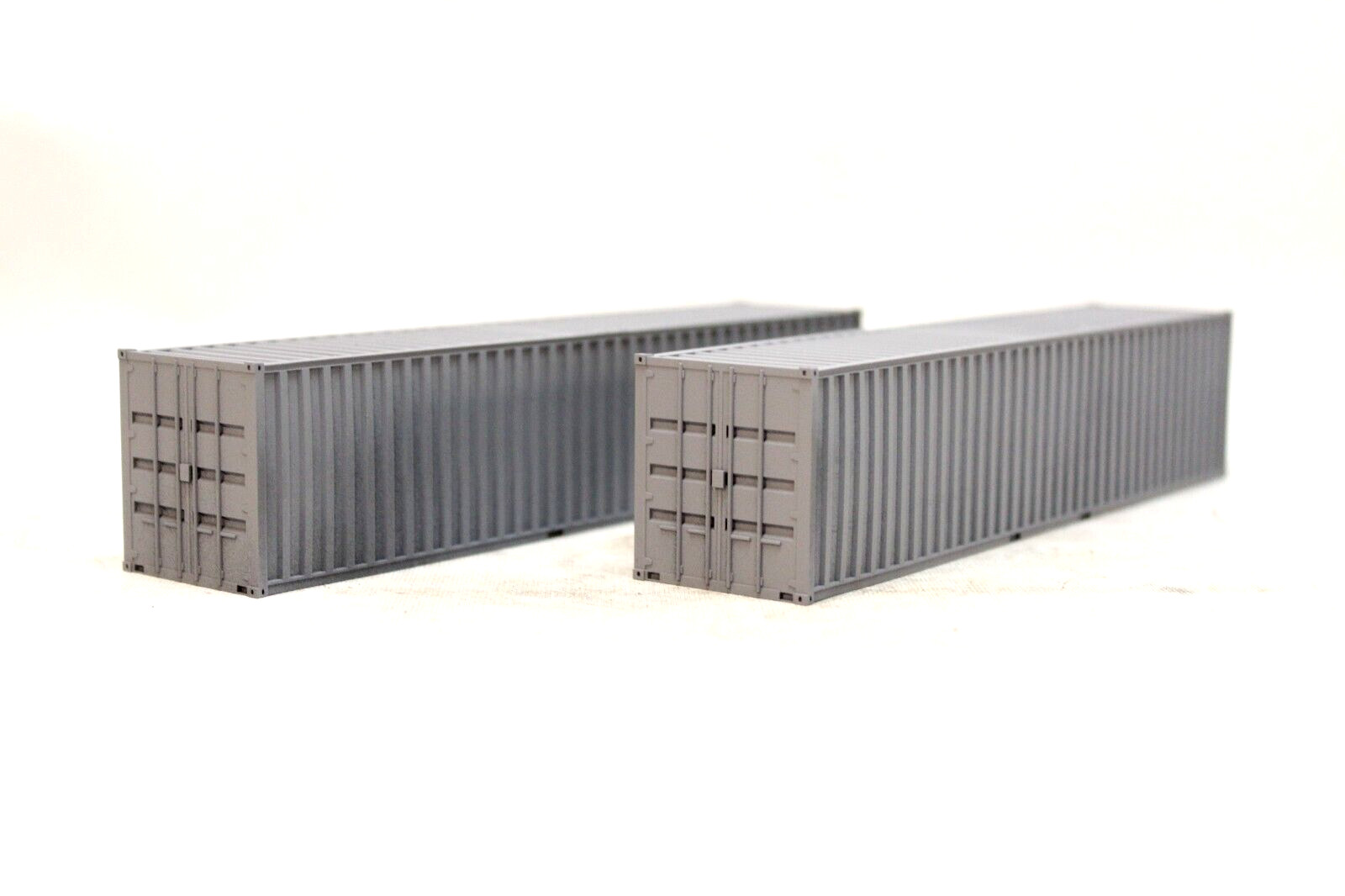 40ft CONTAINER OO GAUGE 1/76 SCALE - RESIN MODELS - UNPAINTED - PACK OF 2