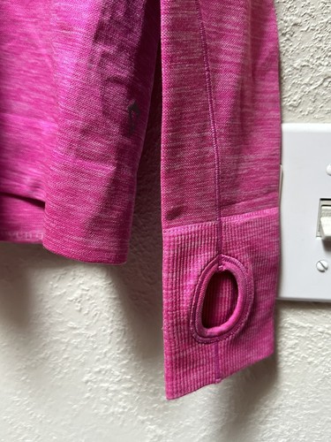 Ivivva by Lululemon Girls Sweater sz Size 14 Long Sleeve Tunic Mock Neck Pink - Picture 3 of 7